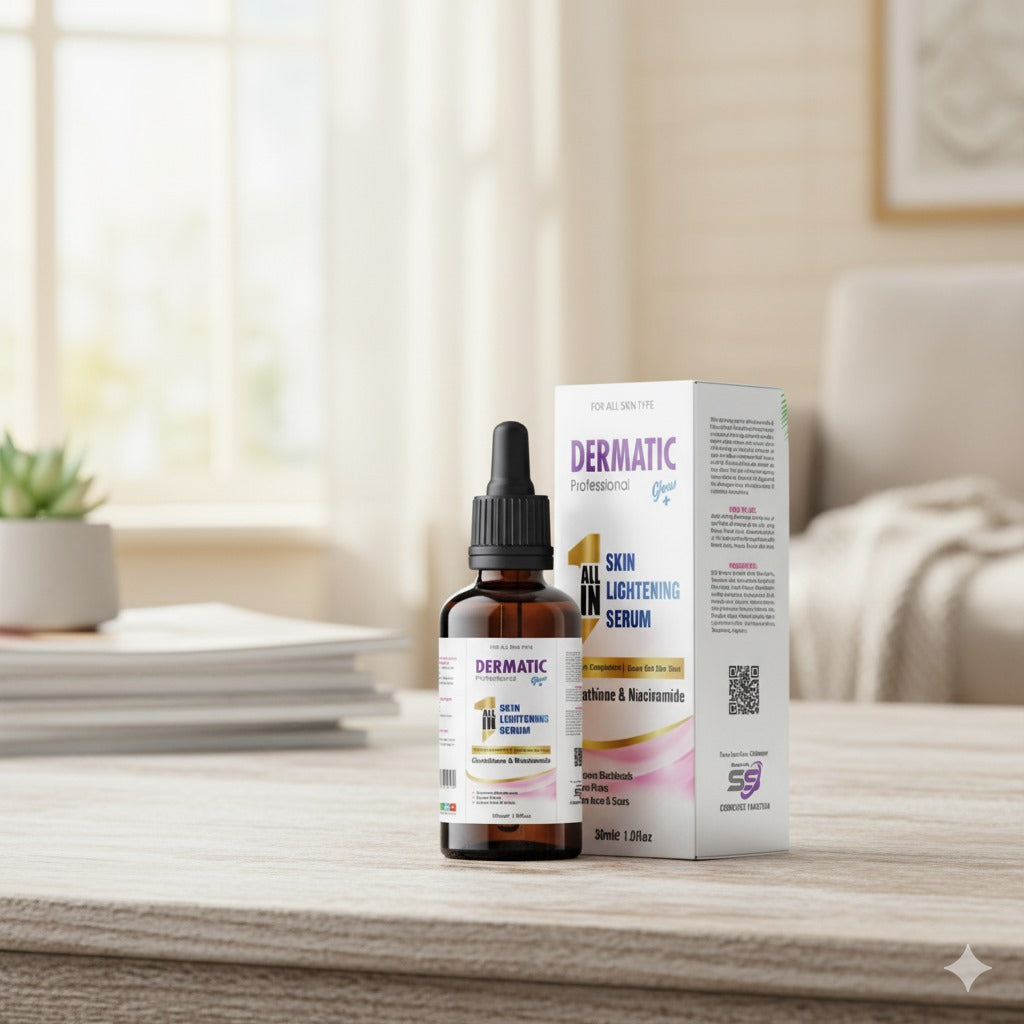 Dermatic All-in-1 Serum bottle – complete skincare solution Pakistan