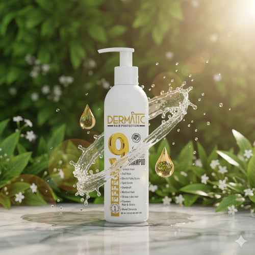 Dermatic 9-in-1 Shampoo bottle – complete hair care, buy online Pakistan