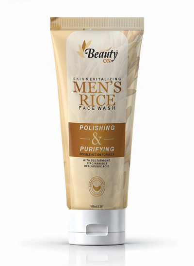 Beauty ON Men's Rice Face Wash